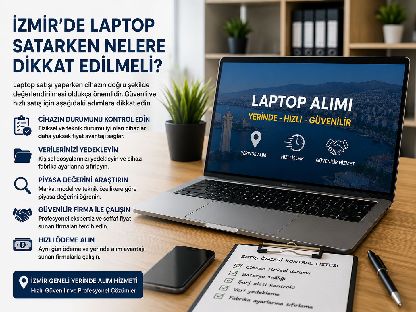 İzmirde Laptop Satarken Nelere Dikkat Edilmeli?