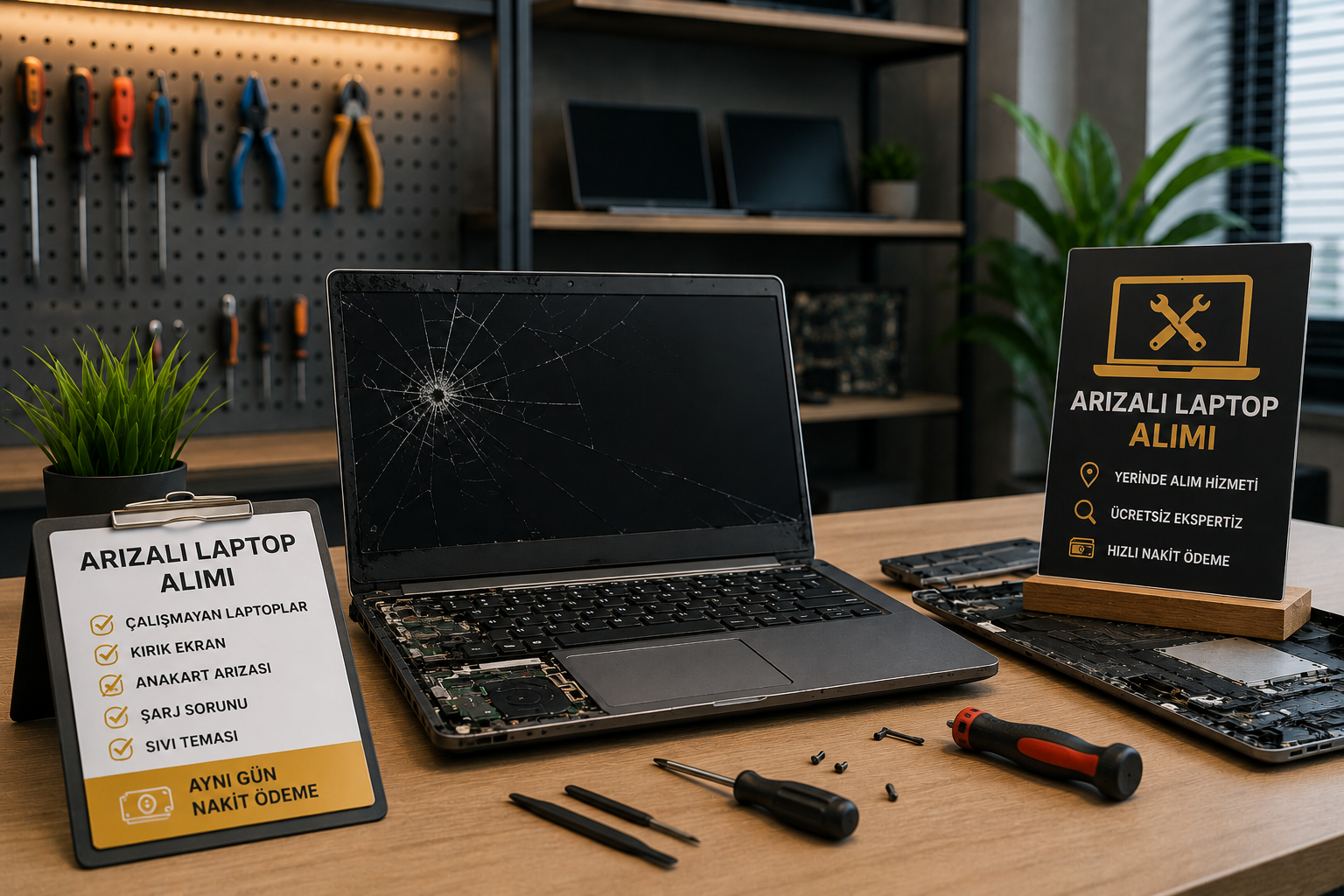 Arızalı Laptop Alımı